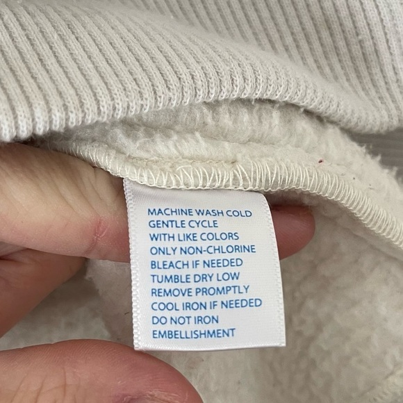 Southern Tide White Sherpa Zip Up Hoodie - Picture 6 of 6